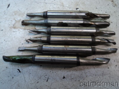 6 X   Onsrud 1/2'' Shank, Double End, Single Flute Router/Mill Cutters  from HSS