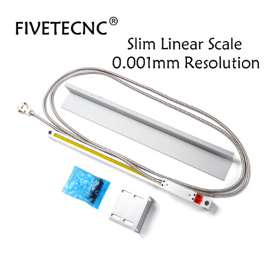 Digital Linear Scale DRO Slim Encoder 0.001mm RS422 fit SINO Easson Ditron Delos