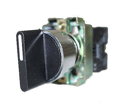 SUNS PBM22-S2M-B-P5 22mm Selector Switch Metal 2-Position Maintained 1NO