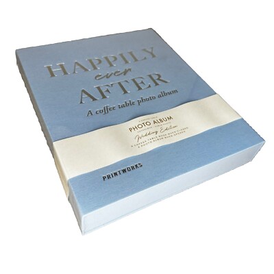 Printworks Happily Ever After Photo Album in Ivory in Grey