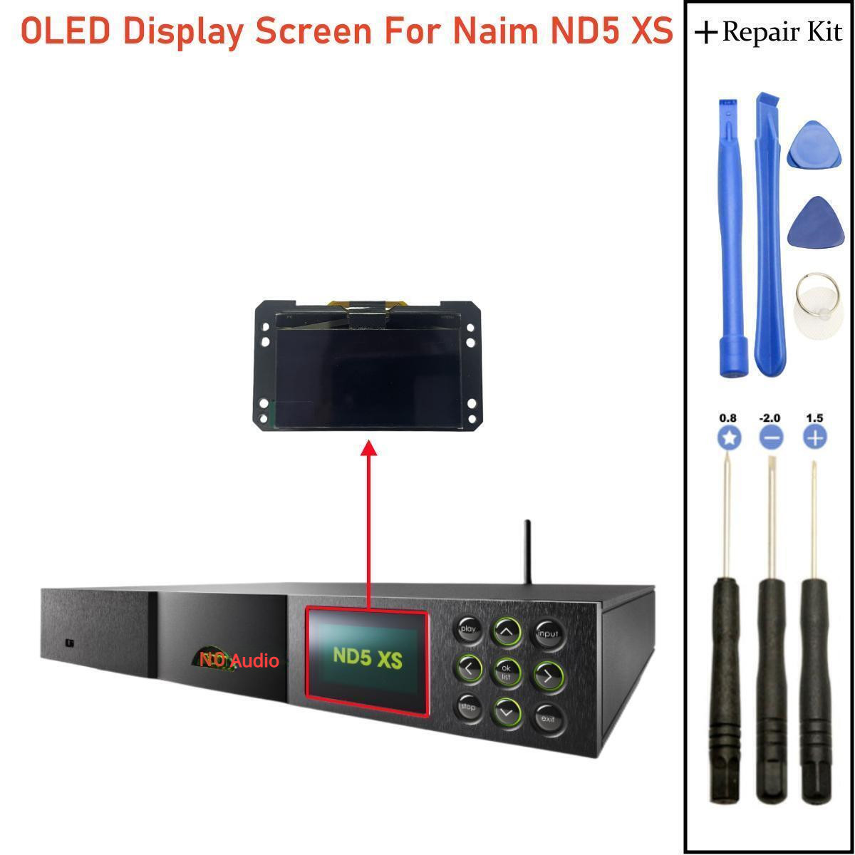 For Naim ND5 XS Home Audio Music Player OLED LCD Screen Replacement Repair Part