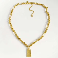 16" Madewell Geometric Pendant Necklace Gift Vintage Women Party Holiday Jewelry