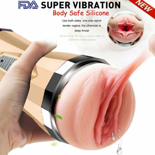 Male Automatic Handsfree Masturbater Cup Stroker Pocket-Pussy Toy Men Lubricants - Picture 1 of 11