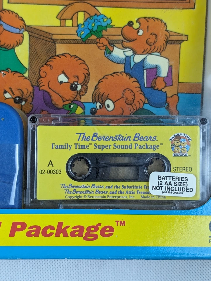 VTG 1996 The Berenstain Bears Family Time Super Sound Package Cassette Bundle - Image 3 of 4