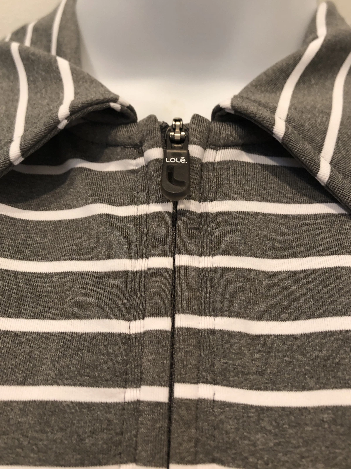 lole sleeveless athleisure racerback collar zipper 