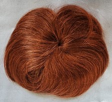 Vintage Brown Doll Wig Made from Human Hair in Korea - Short Hair Style