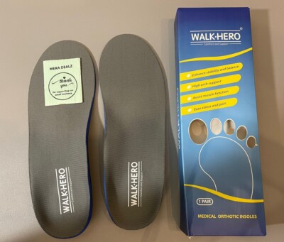 Plantar Fasciitis Feet Insoles Arch Supports Mens 6-6 1/2 | Womens 8-8 1/2