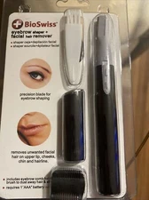 BioSwiss Eye Brow Shaper + Facial Hair Remover New in Box Free Ship