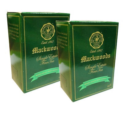 Mackwoods, Pure Ceylon Tea, Broken Orange Pekoe Fannings, 200g (Pack of 02)