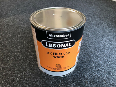(31,67 /1l) Lesonal 199770 2K Filler 540 White 2K Füller 540 Weiss 3l