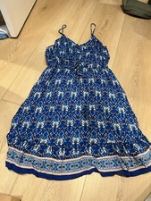 Paisley Fit Flare Lined Summer Dress