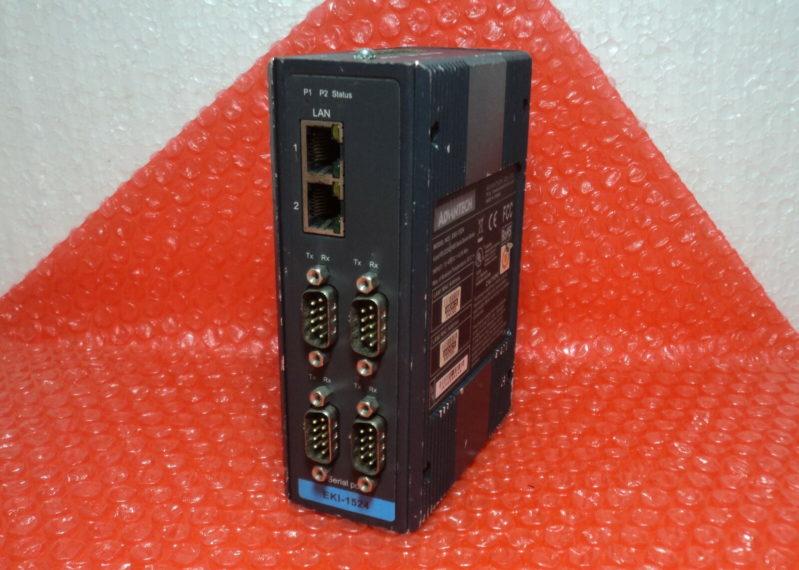 ADVANTECH EKI-1524 SERIAL DEVICE SERVER EKI-1524-CE 123-48VDC