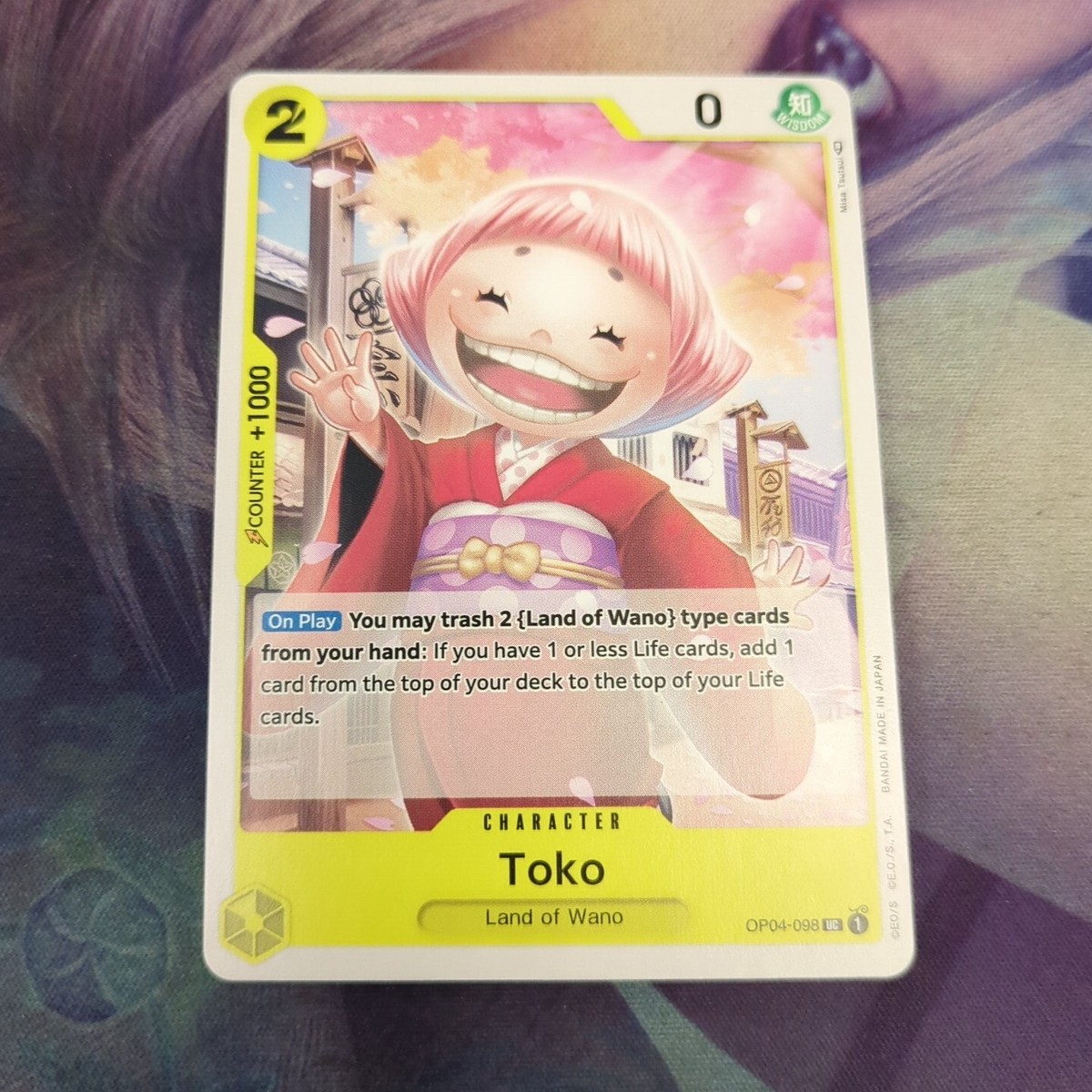 ワンピース カードゲーム toyako fc One Piece CCG Kingdoms Of Intrigue Toko OP04-098 UC | eBay