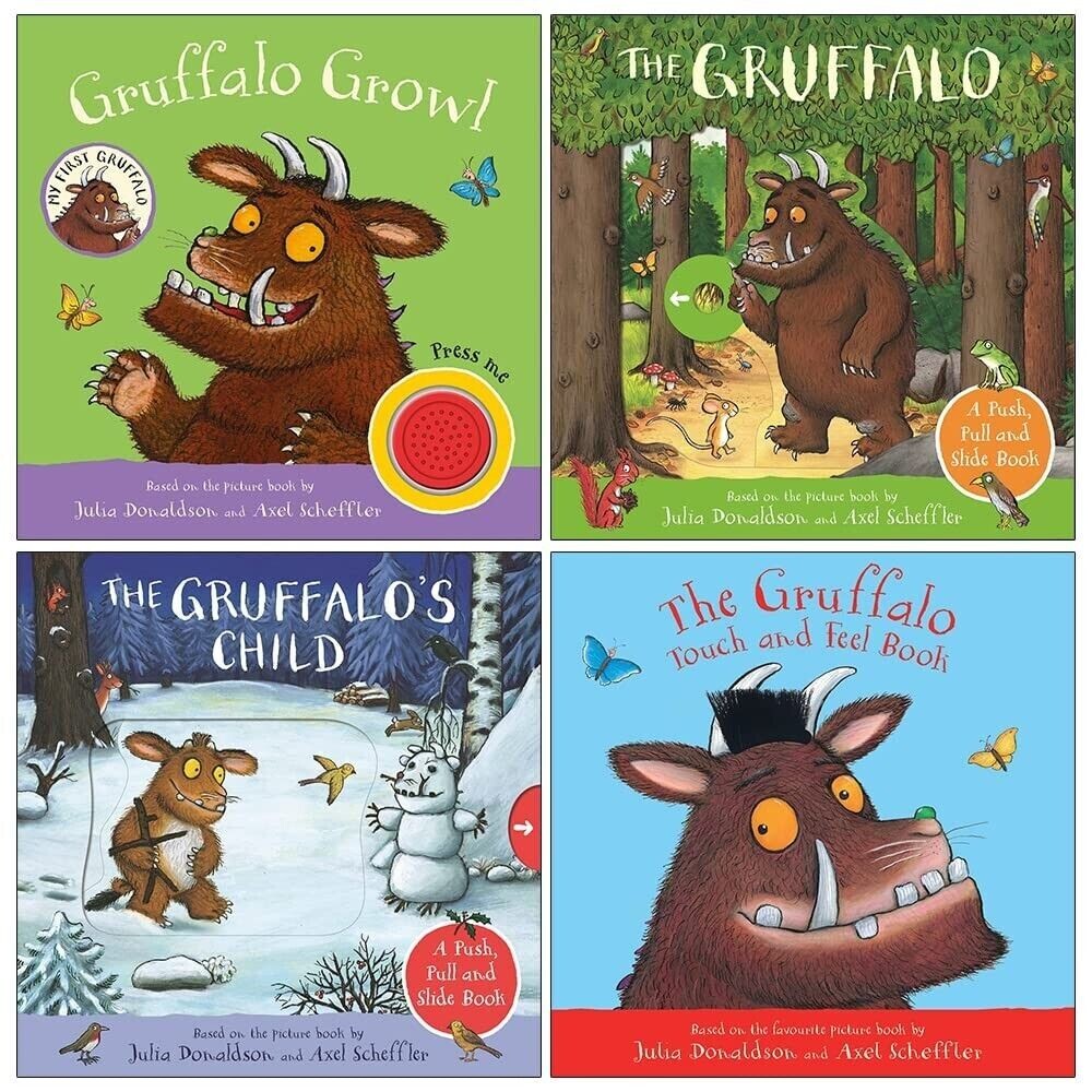 My Gruffalo 4 Books Collection Set by Julia Donaldson and Axel Scheffler Board