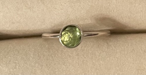 Crystal August Birthstone Ring 191012PE 