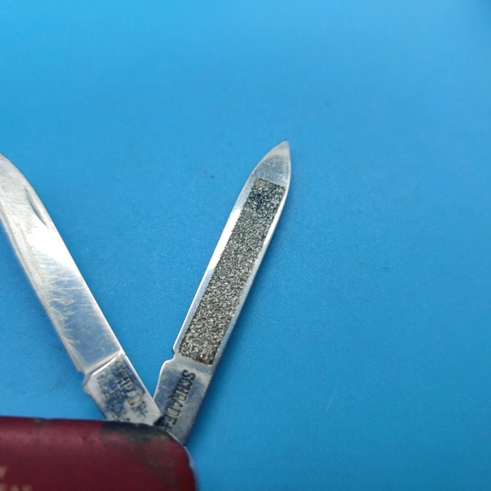 Navaja de Bolsillo de Manicura Estilo Capitán SAK Vintage Schrade EE. UU. DL-2 Años 80 Foto 4 de 4