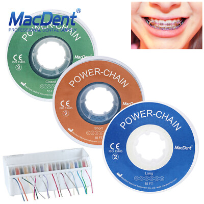 Catene elettriche ortodontiche dentali da 1040 pezzi/40 Catene elettriche ortodontiche dentali da 1040 pezzi/40