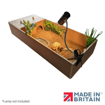 THE HUTCH COMPANY Tortoise Table With Built-in Hide Shelter For Small Tortoises