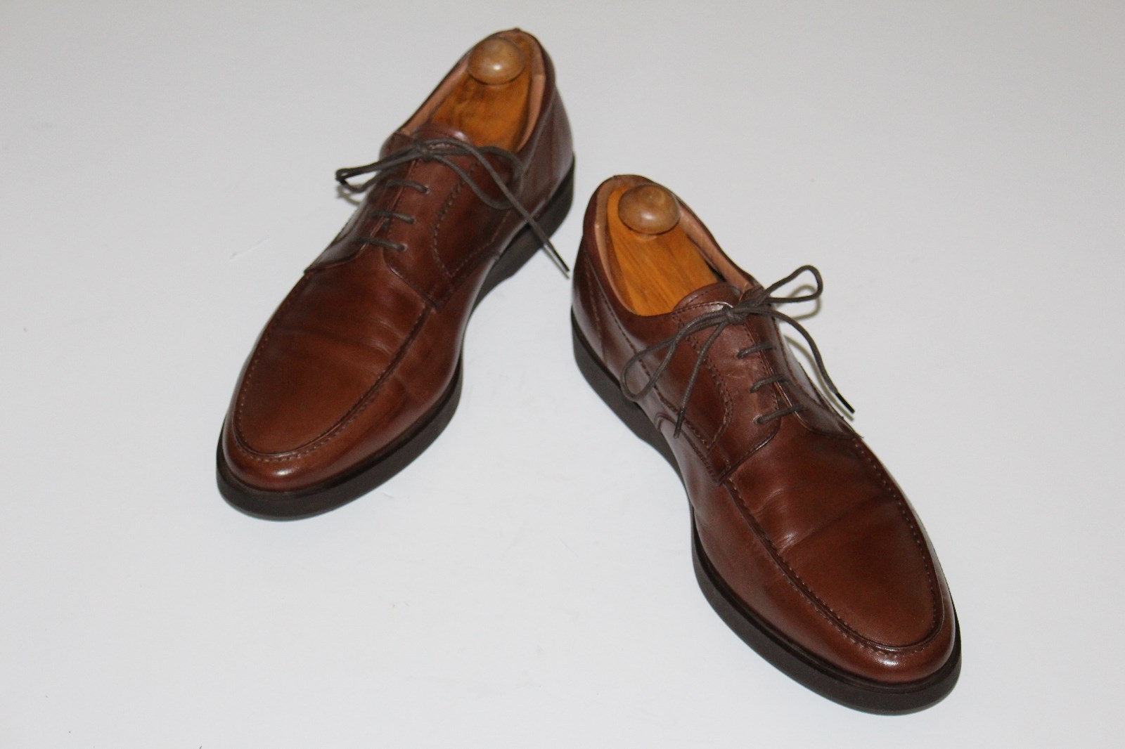 SAOLA Oxford stringate Mike Konos 12 in pelle marrone suole in gomma fodera calza imbottita gel