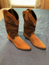 Women  s Vintage Dingo Western Cowgirl Boots Sz 6.5 Aztec Design