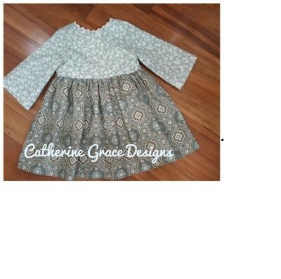 blue and brown toddler dress Fall dress, thanksgiving outfit, autumn clothes, girl brown, winter blue and brown shimmer Something Blue Wedding Inspiration Color:Black, White on design simplifies dressing