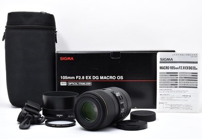 [Top NEUWERTIG in Box] Sigma AF 105mm f/2.8 Macro EX DG OS HSM für Nikon...