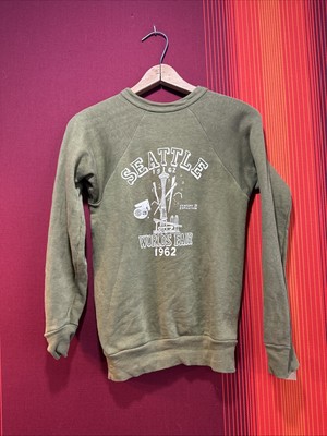 Rare 1962 Seattle World s Fair Youth Sweatshirt Sz 14-16 Healthknit
