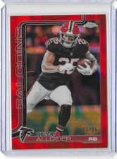 2025 Topps Chrome Football #17 Tyler Allgeier Orange Geometric Ref. 13/25 (KH2)