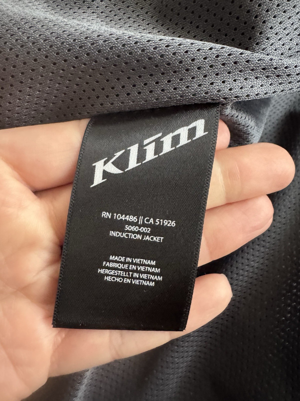 KLIM Induction Jacket Hi-Vis Mesh w/ D3O Armor – Men’s Large