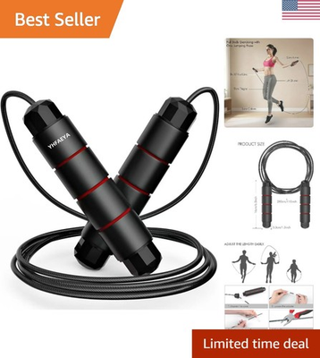 #ad #ad Tangle Free Jumping Rope with Comfortable Grip Ideal for Fitness amp; Weight Loss $18.99