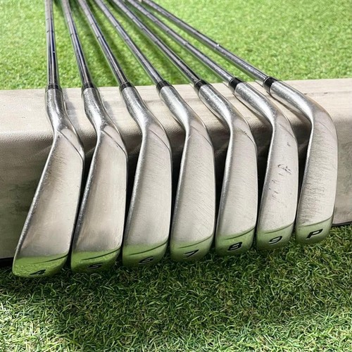 TaylorMade AEROBURNER Iron Set 4I-9I.Pw 7peace Shaft original steel Flex R Used. - Picture 1 of 9