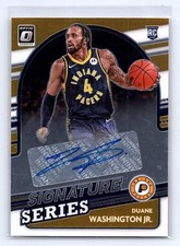Duane Washington Jr. 2021-22 Donruss Optic #SS-DWJ Signature Series