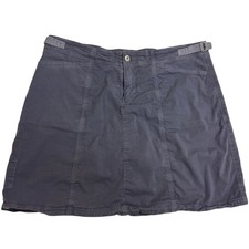 Fresh Produce Skort Womens Medium Gray Cargo Skirt Utility Pockets