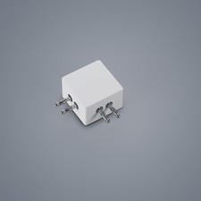 Zubehör für VIGO - 90°-Eckverbinder, IP20, Steckverbindung + Magnet, mattweiß