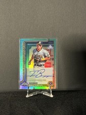 2025 Topps Pro Debut #PD-100 Travis Bazzana Base Autographs Aqua Foil #/75