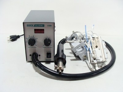 Quick 957DW+ ESD 580 Watt Hot Air Soldering Rework Station LED Display + Mounts