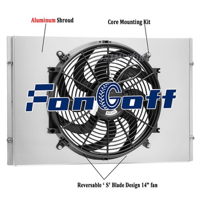 #ad Aluminum Shroud Fan For 1962 1967 63 64 65 66 Chevrolet Chevy II Nova SS $74.95