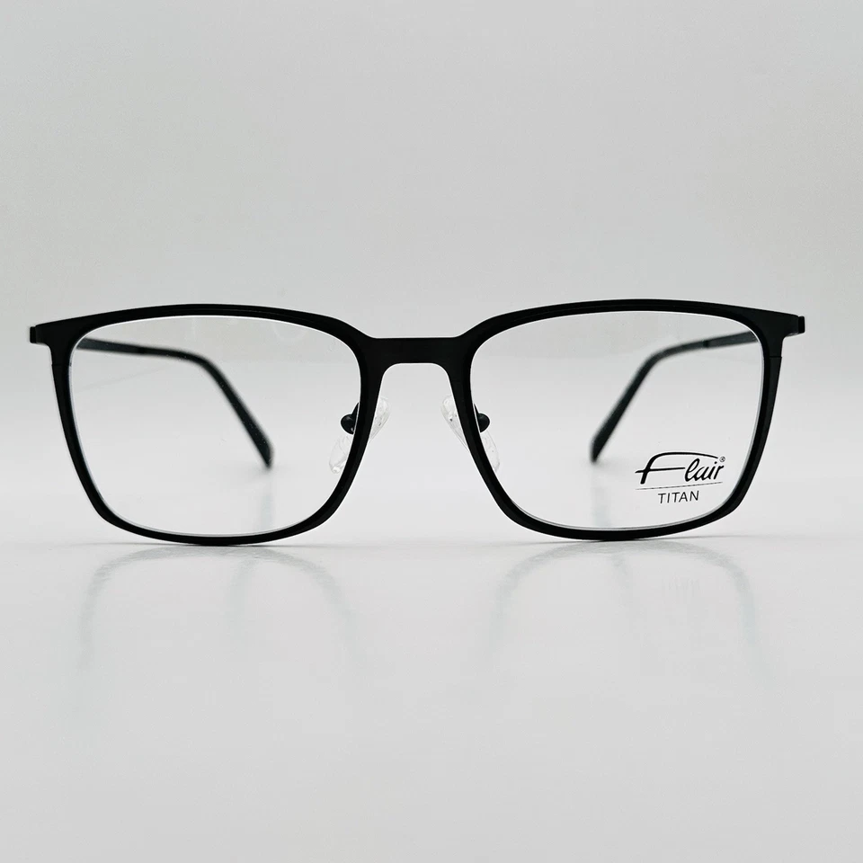 Gafas Flair para Hombre y Mujer Cuadradas Gris Negro Mod. Titanio 206 NUEVO Foto 2 de 4