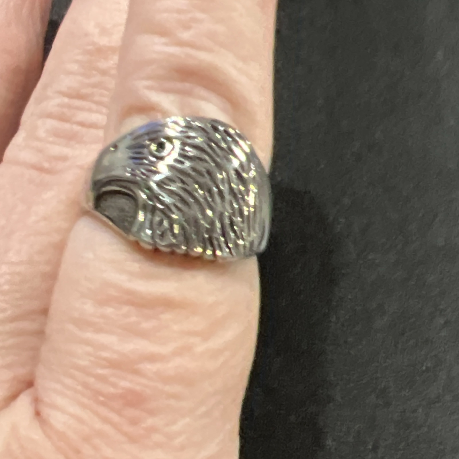 Mens Eagle Ring Size 9 - image 8