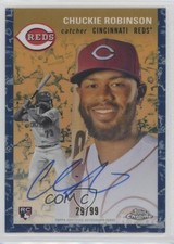 2023 Topps Chrome Platinum Anniversary 29/99 Chuckie Robinson #CPA-CR Auto 1u6