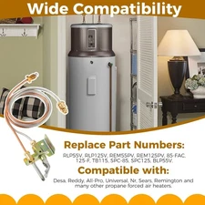 Water Heater Pilot Assembly for Tubing Lp Propane Gas For Desa Reddy All-Pro