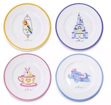 Walt Disney World Plate Set by Jerrod Maruyama New Exclusive