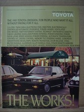 1985 Toyota Cressida Car Automobile Vintage P...