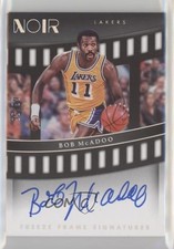 2022-23 Panini Noir Freeze Frame Signatures /99 Bob McAdoo #FRF-BOB Auto HOF 0z5