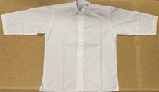 Newport Apparel Women s Chef Coat White 3/4 Sleeve Button Front Size 2XL Uniform
