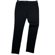 Simply Vera Wang Dress Pants Petite Medium Black Skinny Stretch Pockets