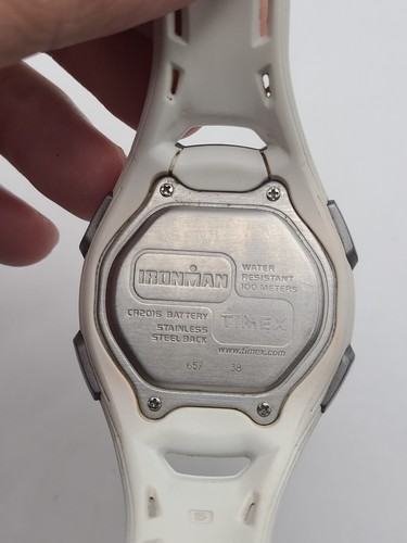 Reloj Digital Timex Ironman 30 Años Blanco M657 - Batería Nueva - Imagen 10 de 14