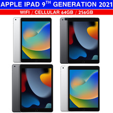 Image of Apple iPad 9th Gen (2021) 10.2" 64GB 256GB WiFi / 4G EXCELLENT CONDITION A++
