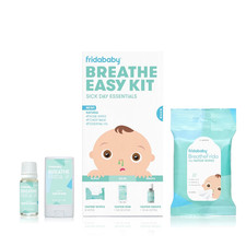 Breathe Easy Kit Sick Day Baby Essentials - 3Pc Set Includes Vapor Wipes, Vapor