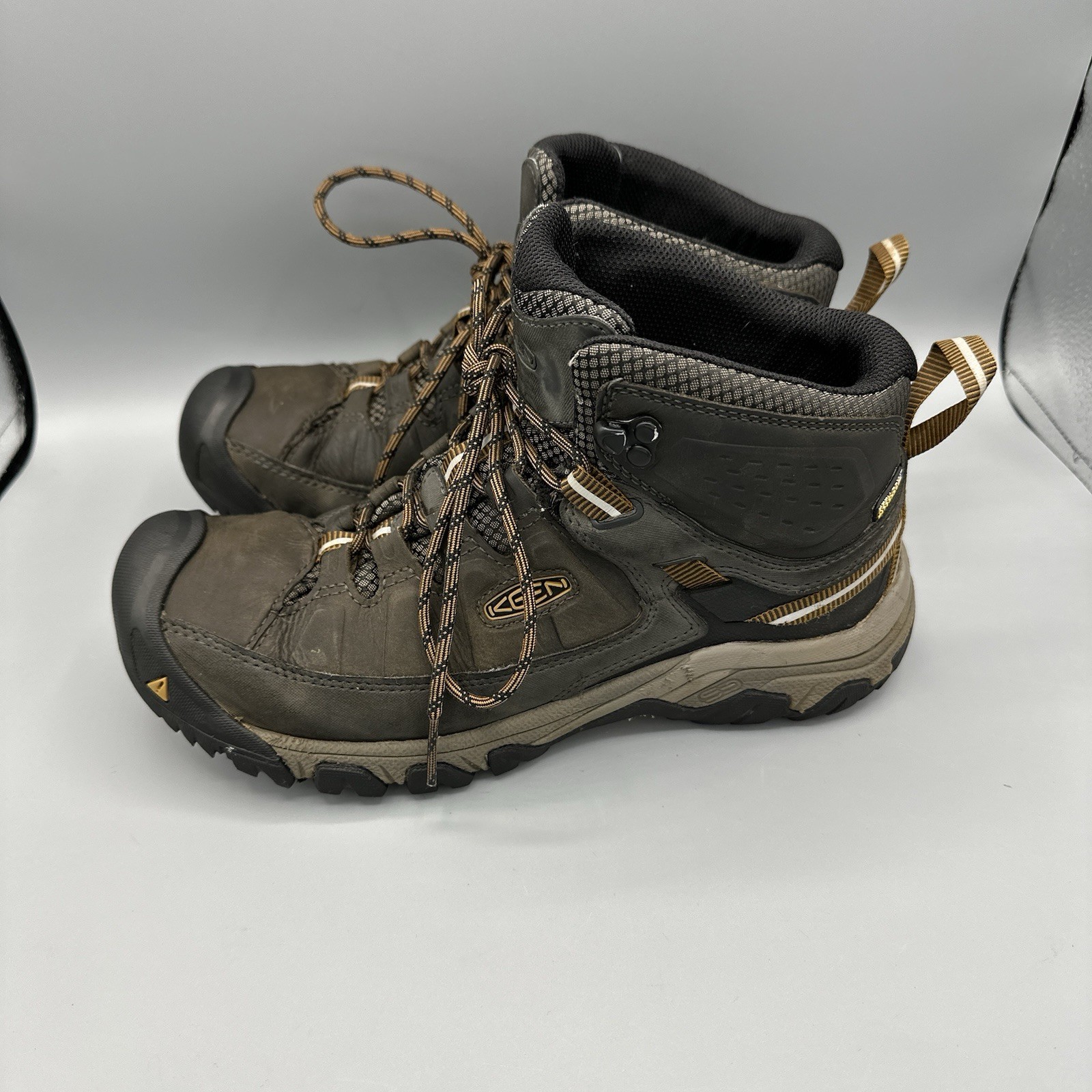 Stivali da trekking Keen Targhee III da uomo taglia 8 5 marroni scarpe impermeabili medie 1017787